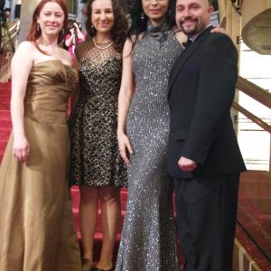 Tellier Killaby Christin Jezak Elle Viane Sonnet and Adam Sonnet at event of The 86th Annual Academy Awards 2014