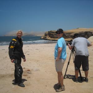 On location in Peru with Producer Linda Midgett and Camera Man Jim Pappas