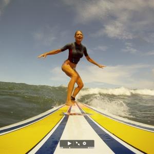 filming of the medAge Surfing Challenge, Jaco Costa Rica