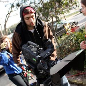 Camera operation on student film