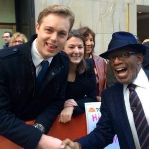 Jon Hartley with Al Roker on The Today Show.