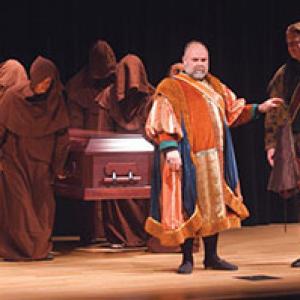 Ed Faunce as Duke Angelo in The History of Cardenio for IUPUI and Hoosier Bard Productions Seen on WFYI Public Televisions CSIShakespeare The History of Cardenio