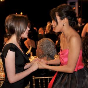 Sandra Oh and Ellen Page at event of 14th Annual Screen Actors Guild Awards 2008