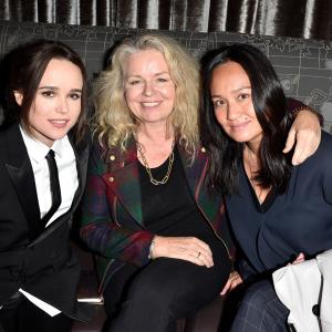 Patricia Rozema Ellen Page and Rowena Arguelles at event of Freeheld 2015