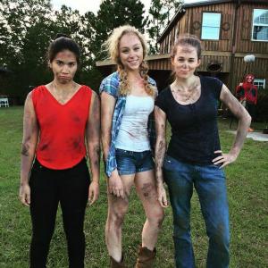 Heather Ricks as Claire in 'Thunder'. With Rea Eang and Chase Victoria