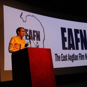 Ipswich Regional Film Conference Peter speaking as EAFN Founder