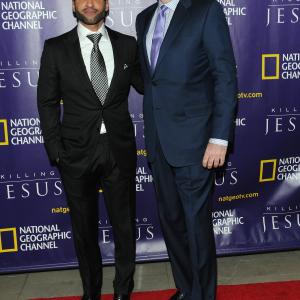 Bill O'Reilly and Haaz Sleiman at event of Killing Jesus (2015)