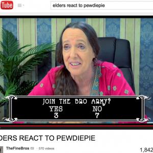 2014 Victoria Reid on Elders React to PewDiePie Bro Army!