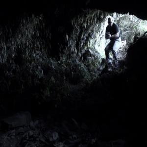 Bullitt Richard Gonzalez enters the cave chasing after Dr Florez
