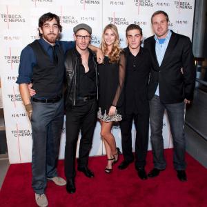 Clayton Myers Brenton Duplessie Gina Busch John Shepard and Jorg Ihle at the premiere of Privacy at Tribeca Cinemas in New York City
