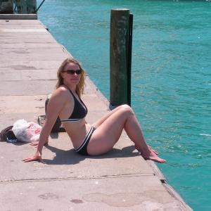 Kellie enjoying the Florida Keys