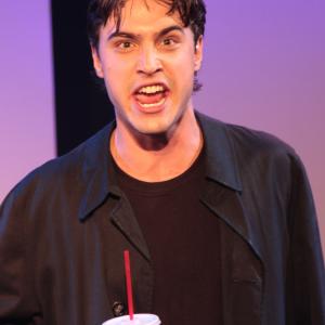 Heathers The Musical at the Hudson Theater Ryan McCartan as JD Freeze Your Brain