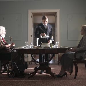 Still of Christopher Lee, Joanna Lumley and Simon McBurney in Boogie Woogie (2009)