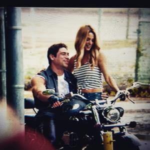With Ashley Greene on set for Staten Island Summer