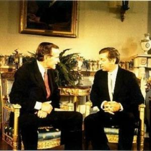 Jack Kingston Chairman National Security Advisory Board with President George Bush The White House 1992