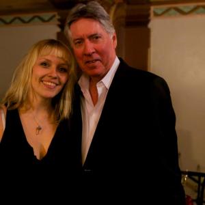 Christine Hals and film composer Alan Silvestri (the Croods, Forrest Gump, Back to the Future) at an Alan Silvestri concert with the Varese Sarabande.