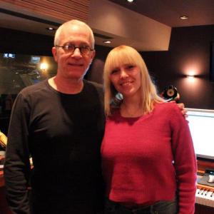 Christine Hals with her mentor film composer James Newton Howard