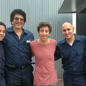 Here I am with Simon Helberg of the Big Bang Theory He was nice enough to take a pic with us on location where the filming for Well Never Have Paris