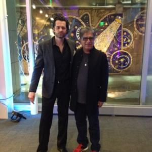 Deepak Chopra and Bernard Glincosky at event of The Future of God WHYY Studios