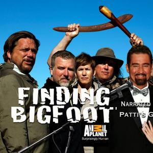Ken Scott with the cast from Animal Planet's Finding Bigfoot.