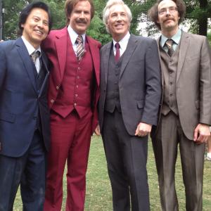 Fred Galle and Will Ferrell star in Anchorman 2 The Legend Continues 2013