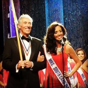 Actor/Director Fred Galle with Ronnetta Griffin Mrs. South Carolina 2015