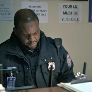 A Night Shift Guard (R. Charles Wilkerson) works late at the prison on Fox's Empire