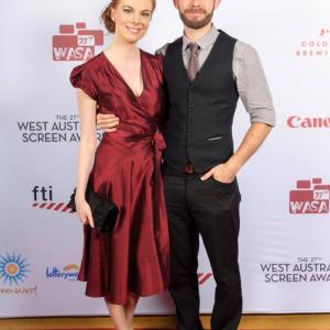 Acacia Daken and Hayden Fortescue at the 27th Annual WA Screen Awards