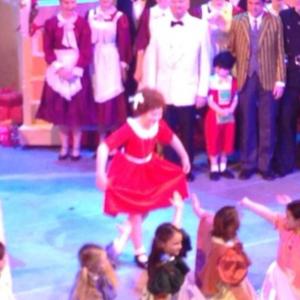 Playing ANNIE on stage at ANNIE The Musical Christmas Show at the National Concert Hall Ireland 20132014