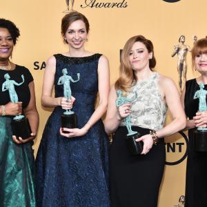 Natasha Lyonne Annie Golden Lauren Lapkus and Adrienne C Moore at event of The 21st Annual Screen Actors Guild Awards 2015