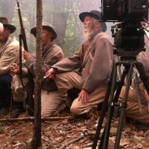 On the set of the Civil War movie Union Featured fronline Confederate soldier The Yankees are attacking