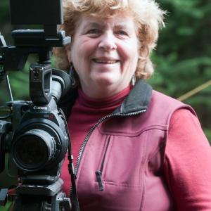 Susan FeddemaLeonard Cinematographer on a production shoot