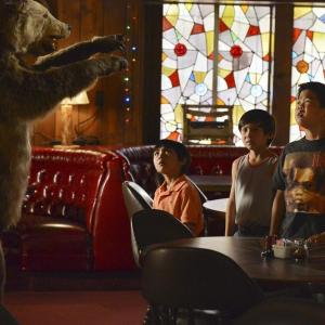 Still of Forrest Wheeler Ian Chen and Hudson Yang in Fresh Off the Boat 2015