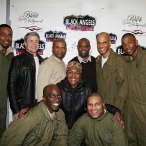 Cicely Tyson with cast of Black Angels Over Tuskegee Off Broadway in NYC