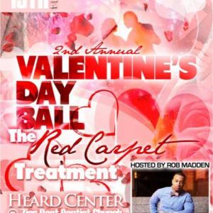Flyer for the Valentines Ball that I hosted