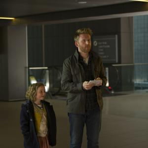 Still of Tom GoodmanHill and Pixie Davies in Humans 2015