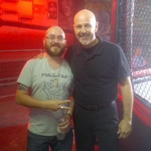 Me and Yves Lavigne(UFC Ref) from the movie Tapped