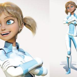 Liesl Ahlers is the voice and motion capture artist for 'Sophie' in 'Inside Job'