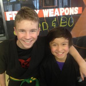 Justin Ellings and Forrest Wheeler  who plays Emery in ABCs Fresh Off the Boat