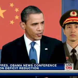 CBS Late Show: The David Letterman President Obama & Jian