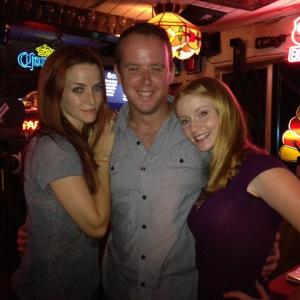 With Annie Wersching and Amy Scott at the wrap party for The Surrogate