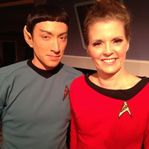 with Todd Haberkorn as Spock