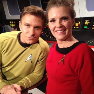 with Vic Mignogna as Captain Kirk