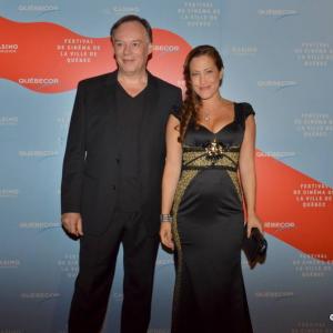 Tapis rouge Christophe Gans et Myriam Charleins au festival de cinma de la ville de Qubec