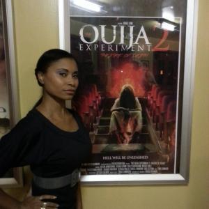 At the premier of The Ouija Experiment 2 Theatre of Death