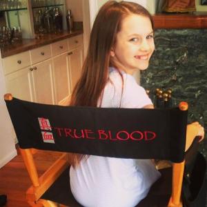 Chloe working on True Blood