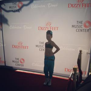 Chloe East on the Red Carpet for Dizzy Feet Foundation at Dorothy Chandler