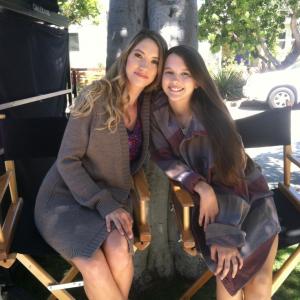 On the set of Jessica Darlings It List