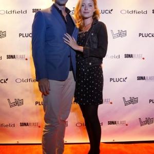 Matthew Edison and Hannah Anderson at TIFF 2015 Young Filmmakers party
