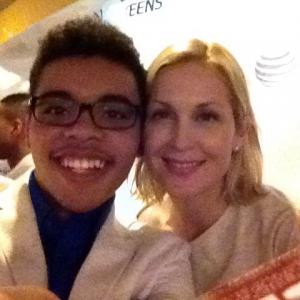 Selfie with costar Kelly Rutherford at the New York premiere of The Stream at Regal Stadium 14 Union Square